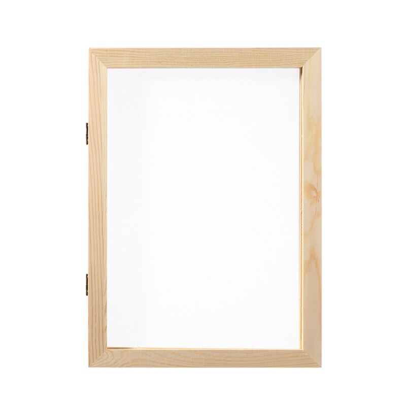 Paper Making Frame Screen DIY Wood Paper Making Papermaking Mould Crafts Handcraft Paper Recycling Tool Wooden Deckle Multi-size: A4