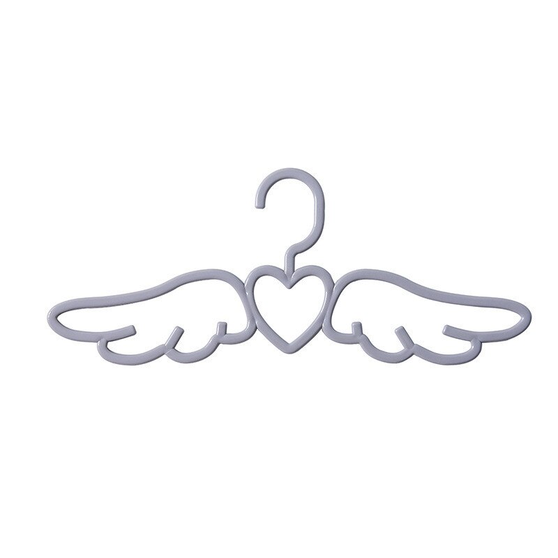 41cm Angel Wings Shape Plastic Clothes Closet Hangers Space Saving Anti-Slip Clothes Drying Rack 4 Colors