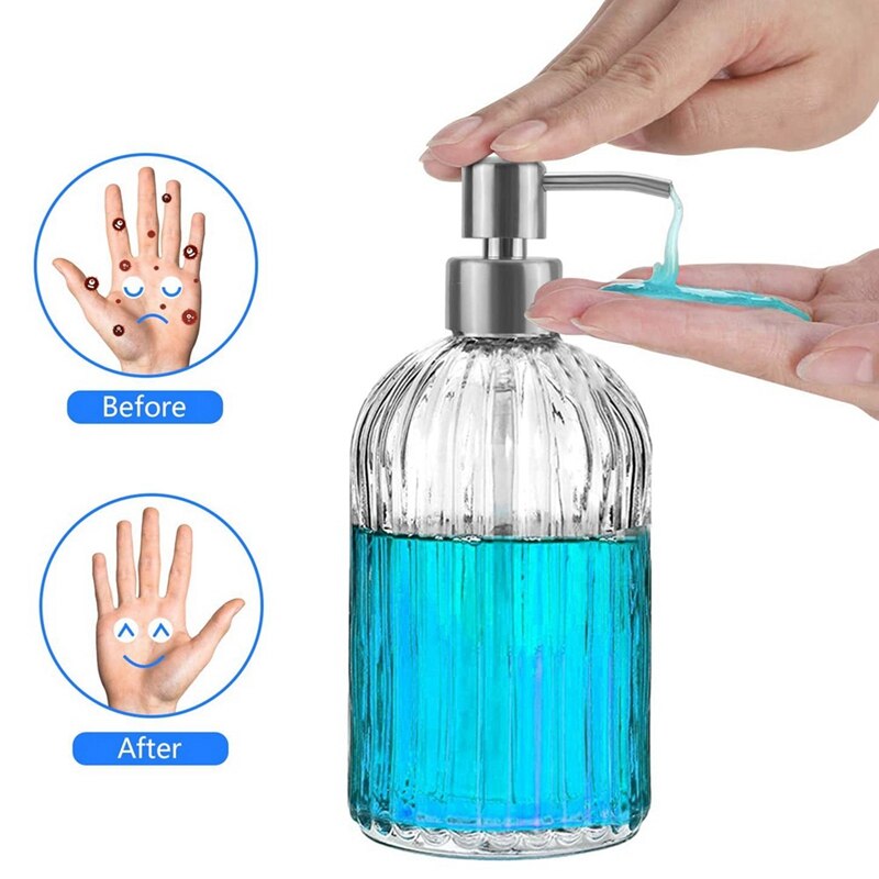 Zeepdispenser Pomp Vervanging-304 Rvs Zeep En Lotion Dispenser Pomp Voor Regelmatige 28/400 Hals Flessen