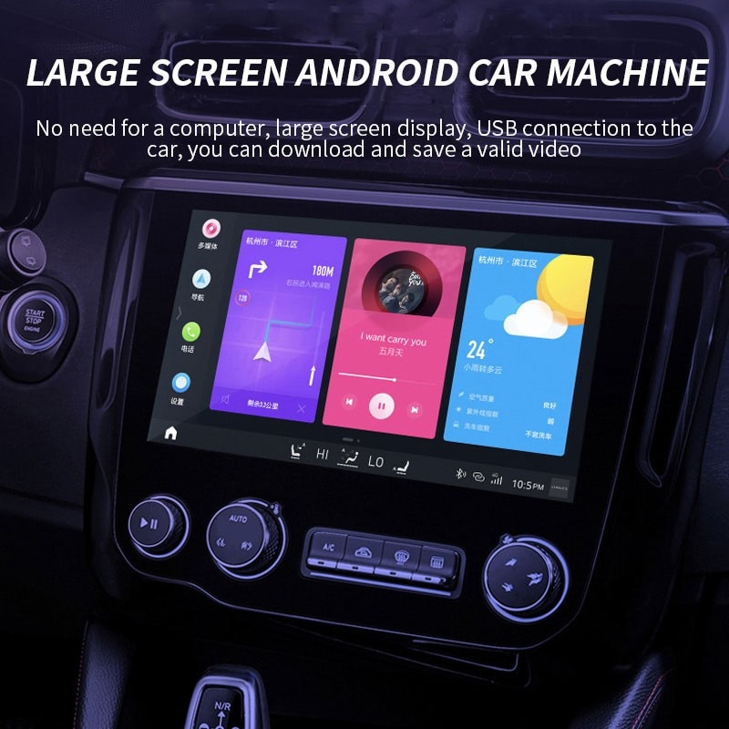 Enregistreur de voiture 1080P Dash Cam HD enregistreur vidéo tableau de bord caméra de voiture USB Dashcam DVR ADAS android enregistreur de voiture Version nocturne