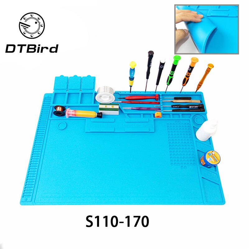 Heat Insulation Soldering Working Mat Heat-resistant Soldering Station Repair Insulator Pad Maintenance Platform Desk Mat