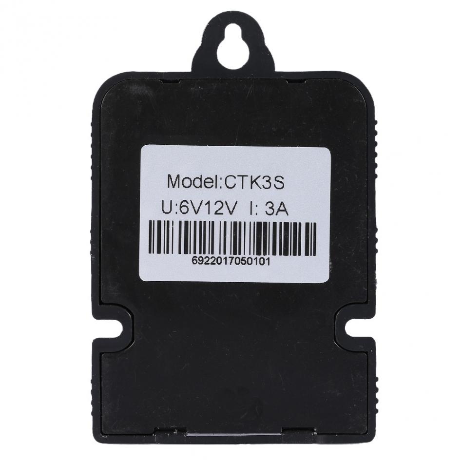 Solar Battery Charge Controller PWM 6V/12V 3A Solar Panel Charger Controller Regulator with LED Indicator