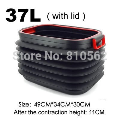 Cubo de agua para pesca y lavado de coches, plegable, retráctil, mágico, portátil, para limpiar peces, cubo, caja de barril de almacenamiento