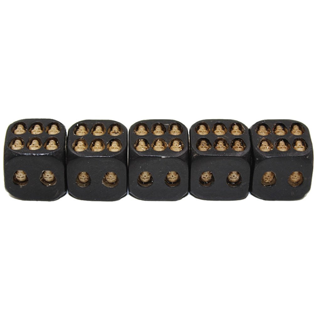 Funny Skull Dice Gambling Dice Tower Universal Six Sided D6 Dice 3D Skeleton Dice Portable Games Accessory