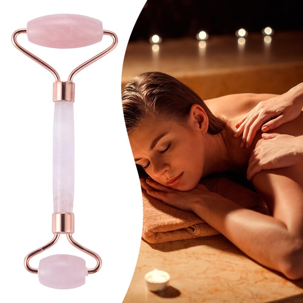 Crystal Quartz Roller Facial Jade Roller Gezicht Anti Rimpel Hand Armen Hals Massage Facial Afslanken Body Roller