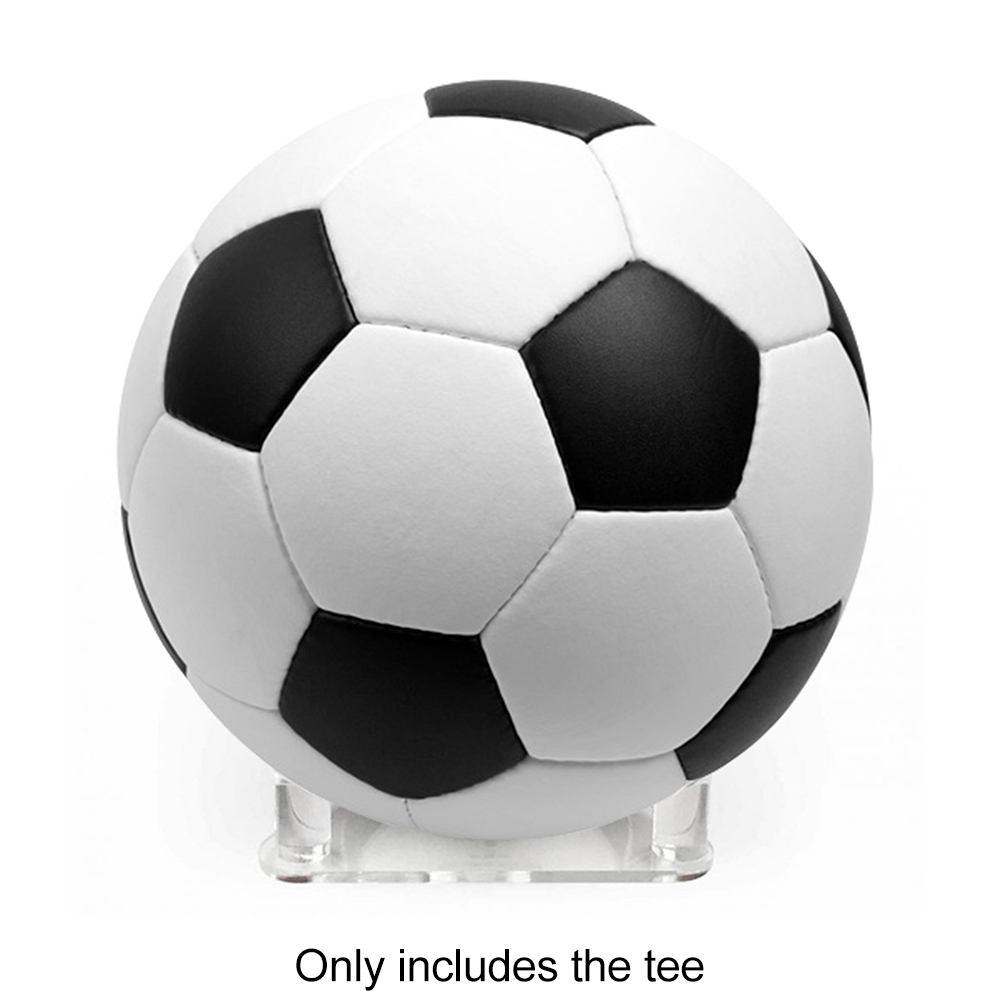 2 pieces simple clean display stand universal home basketball football memorabilia storage rack acrylic ball holder stable waterproof