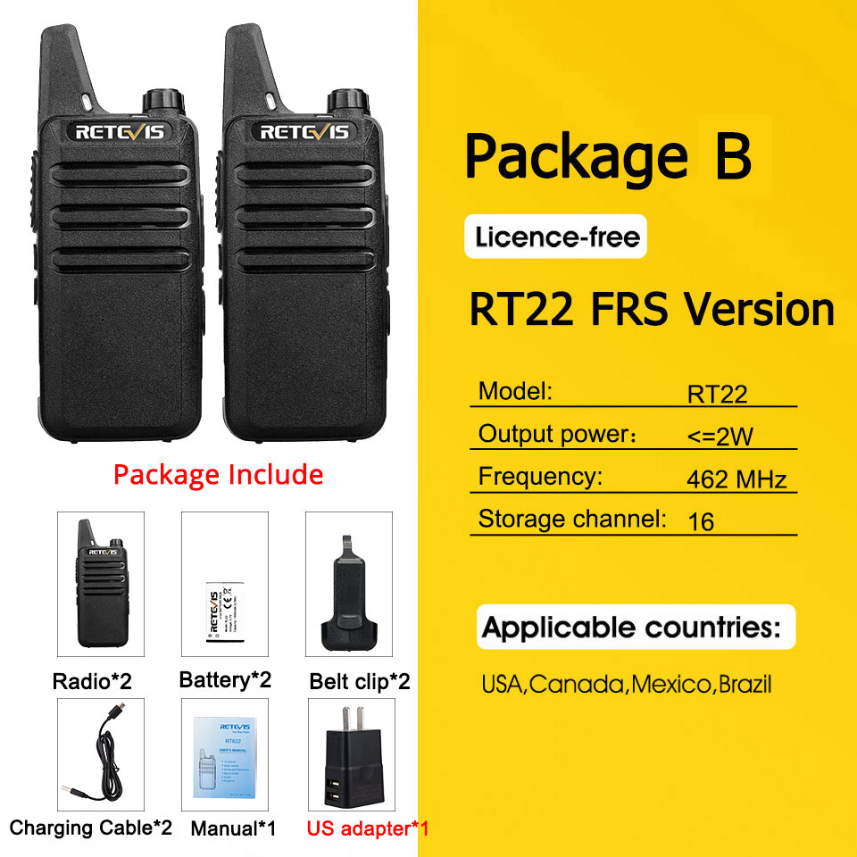 Mini portátil walkie talkie pmr 446, rádio em dois sentidos, ptt, melhor para a caça, café, 2 pcs: YELLOW