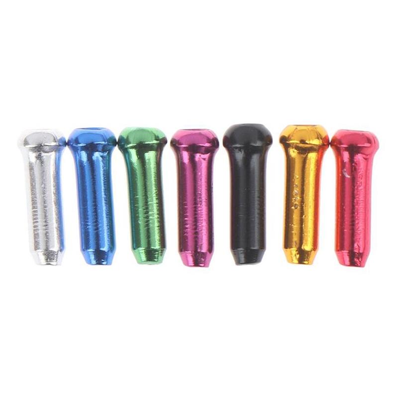 50 Stks/partij Fiets Brake Shifter Inner Cable End Cable Inner Shift Kabel Voor Brake Derailleur Caps Cap Tips Draad past
