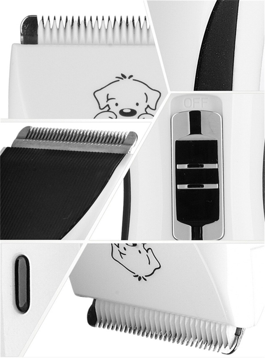 Pet Electric Trimmer Grooming Haircut Shaver Machine Cordless Rechargeable Dog Grooming Clipper