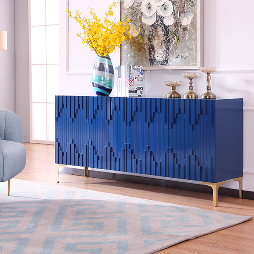 Royal Blue Water-based Paint Metallic Lacquer Furniture Color Change in Door Arts Crafts Painting100g Acrylic Paint Wood Varnish