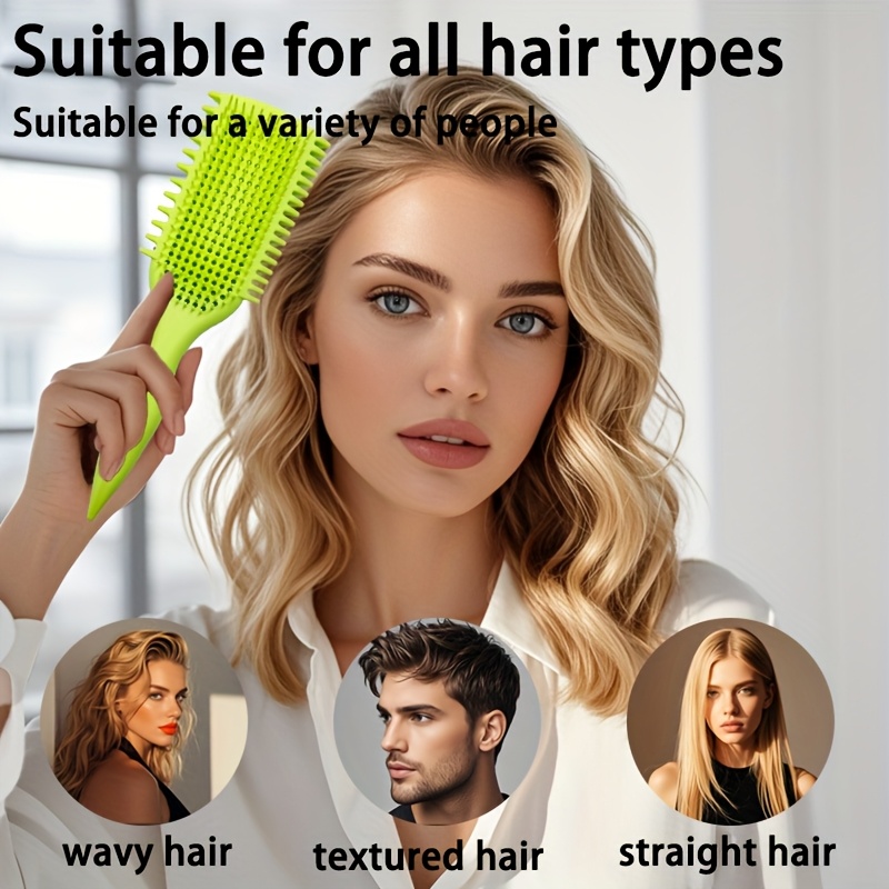 springerige krullende haarstylingkam (1 stuk), huishoudelijke massagehaarborstel, natte en droge stylingkam.
