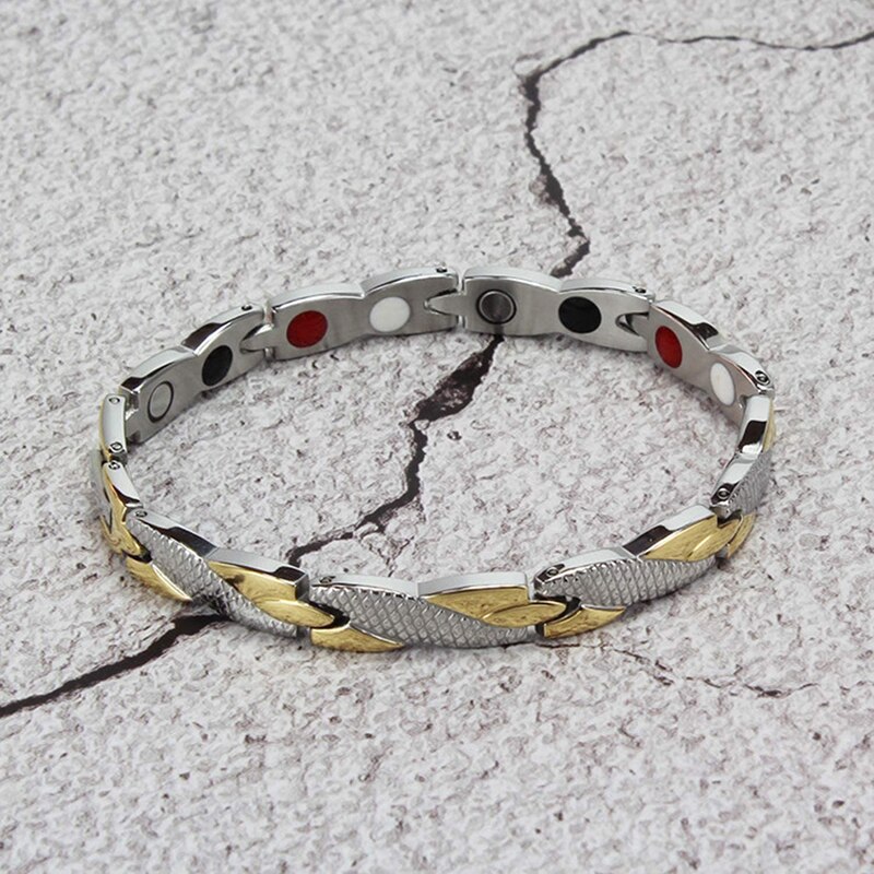 Bracelet tendance pour la perte de poids, bijoux amincissant, Bracelet de thérapie magnétique torsadé, soins de santé