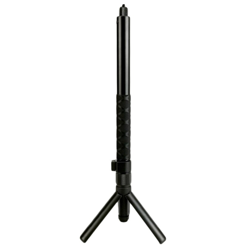 1.1m roterende onzichtbare selfiesticks + ingebouwde statief roterende beugel voor insta 360 one x en  a 360 vr camera time kit