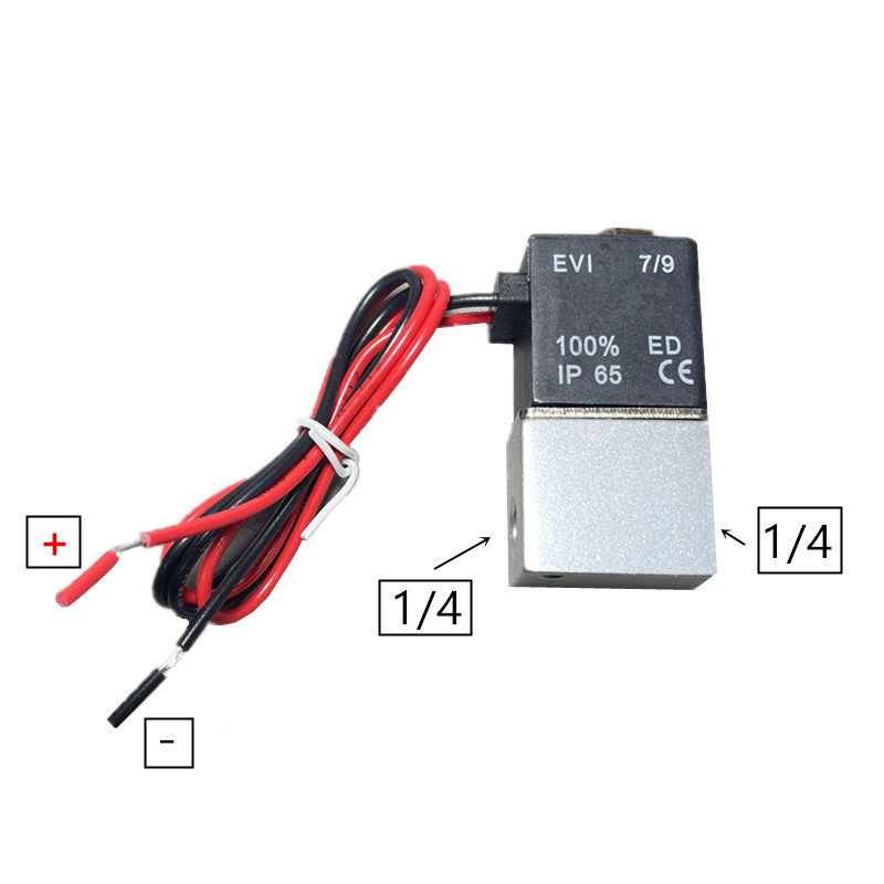 Normaal Gesloten 1/4 "Magneetventiel DC 12V 24V Pneumatische Positie Spoel Legering Intern Elektrisch AC 110V 220V voor Lucht Water Olie: Transparant / 1-1/4"