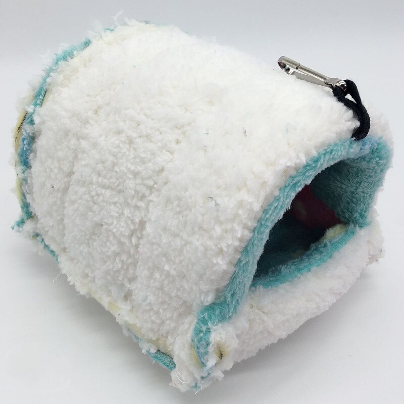 Cute Small Pet Bird Parrot Hamster Soft Comfortable Cage Plush Hanging Hammock Nest House Sleeping Bed Warm Nest Pet Products