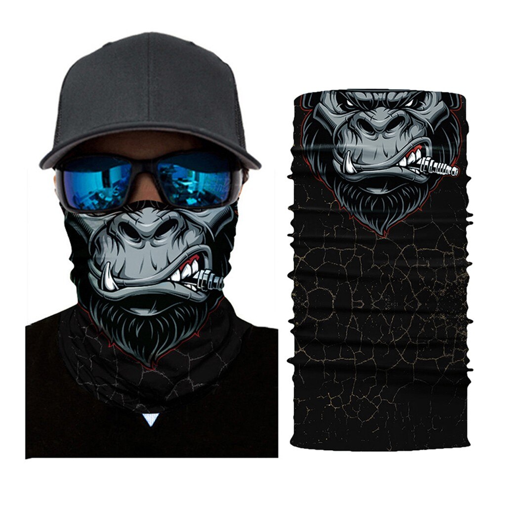 Cache-visage lavable et réutilisable pour moto, protection complète pour le cou, le cyclisme, le cyclisme, le Ski: A