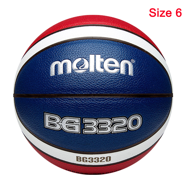 Men Basketball Ball PU Material Size 7/6/5 Outdoor Indoor Match Training Basketball Women baloncesto: B6G3320 Size 6