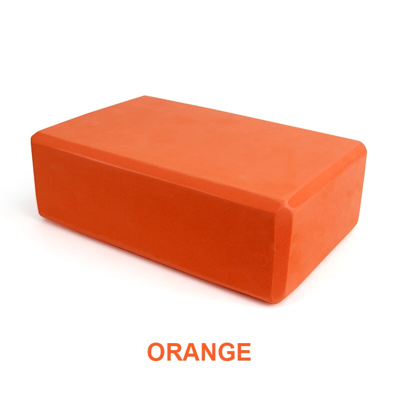 Populær high-density eva yoga blok skum blok antitryk mursten krop forme fitness udstyr styrke-pude øvelse: Orange