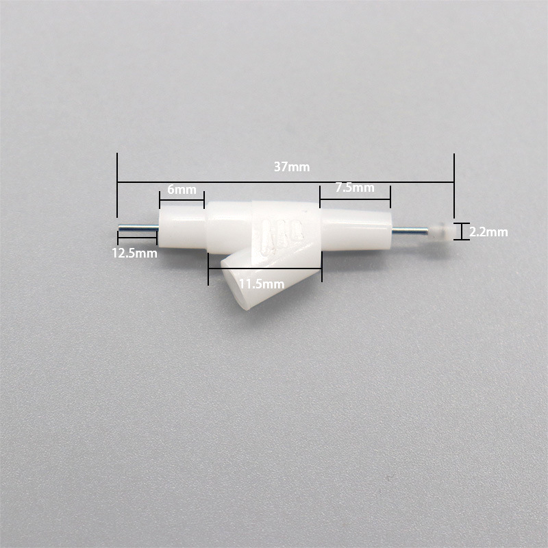 Valvola di tipo Y valvola di colla AB valvola di arresto della perdita di tipo T valvola di arresto della valvola di erogazione della colla in plastica piccola in miniatura needl: Beige