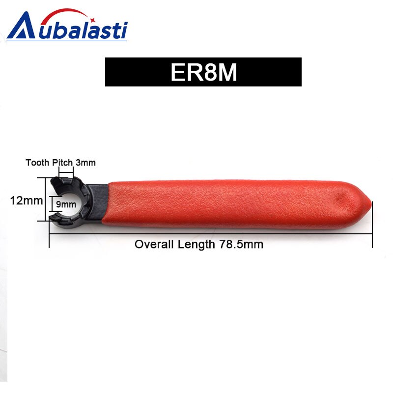 Aubalasti Er Collet Wrench ER11A ER11M ER16A ER16M ER20A Collet Moer Spanner & Collet Chuck Holder Cnc Frezen Tool Draaibank gereedschap: ER8M