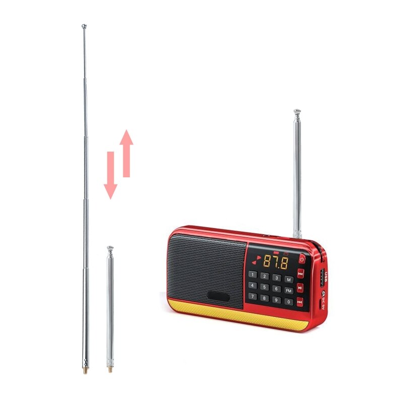 Telescopic Aerial Antenna Universal 5 Sections for RC Car Radio Antenna Receiver Telescopic Aerial Antenna Replacement