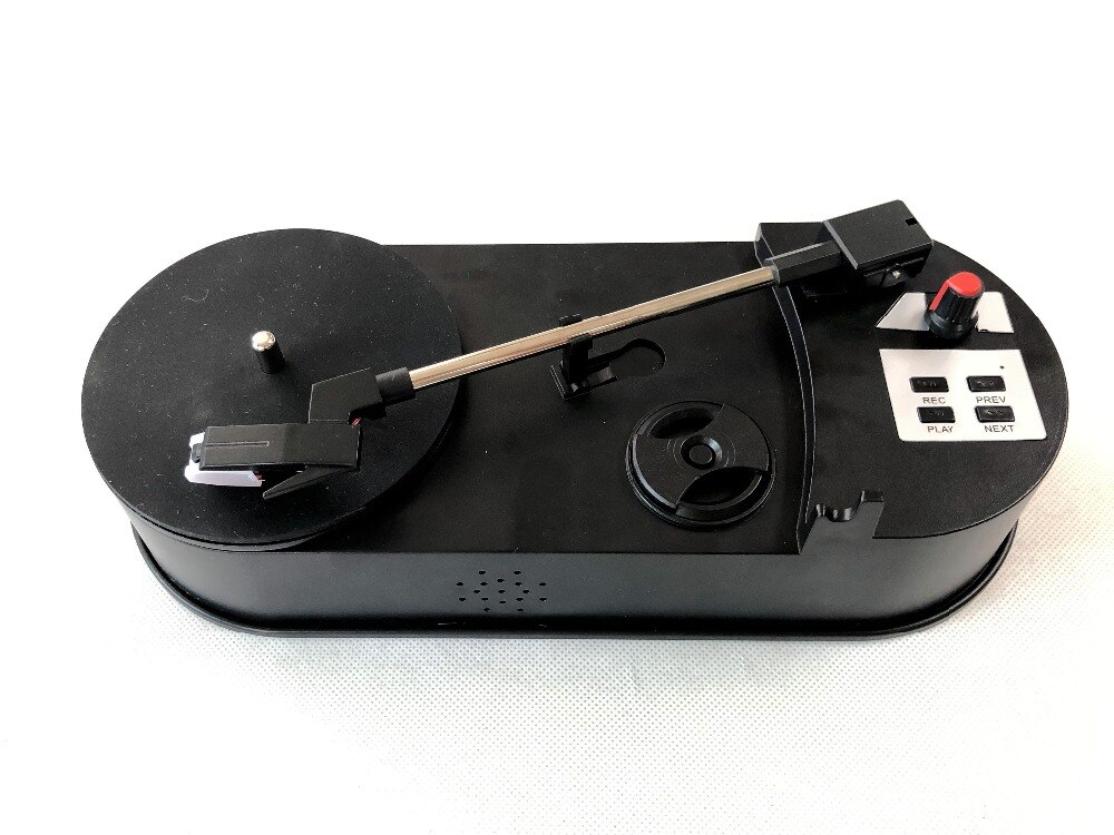 EZCAP 33/45RPM Vinyl Record Player USB Turntables to MP3 Converter Player Save to USB Flash/SD Card, Built-in Speaker