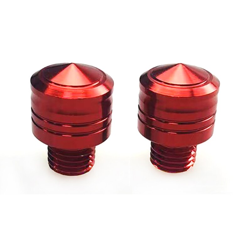 Rétroviseurs de moto pour Kawasaki Z400 Z650 Z750 Z800 Z250, 2 pièces, adaptateur de montage de rétroviseur latéral: Rouge
