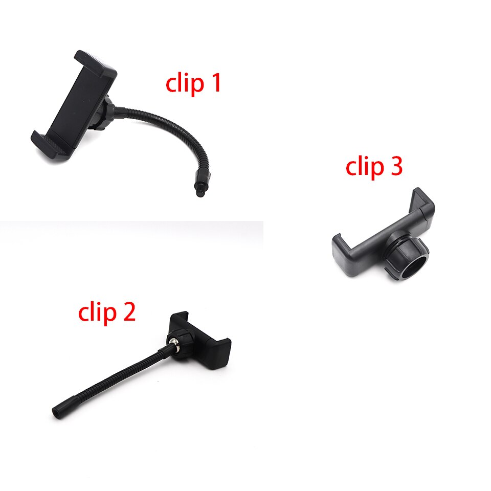 PULUZ Flexible Clip Mount Holder with Clamping Base For iPhone, Galaxy, Huawei, Xiaomi, LG, HTC ,SmartPhone Clip For ring light