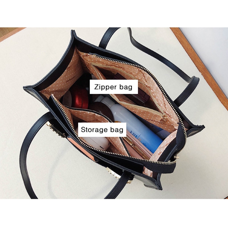 Beibaobao Mode Pailletten Kat Vrouwen Tassen Grote Schoudertassen Dames Luxe Pu Leer Totes Bag Leuke Vrouwen 'S Handtassen