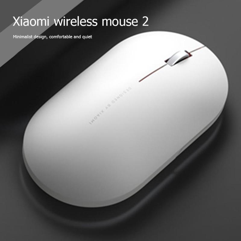 Xiao mi mi draadloze muis 2 1000 dpi 2.4 GHZ draadloze Usb-ontvanger Muis Spel Ergono Mi C optische stille mi ce Voor PC Laptop Computer