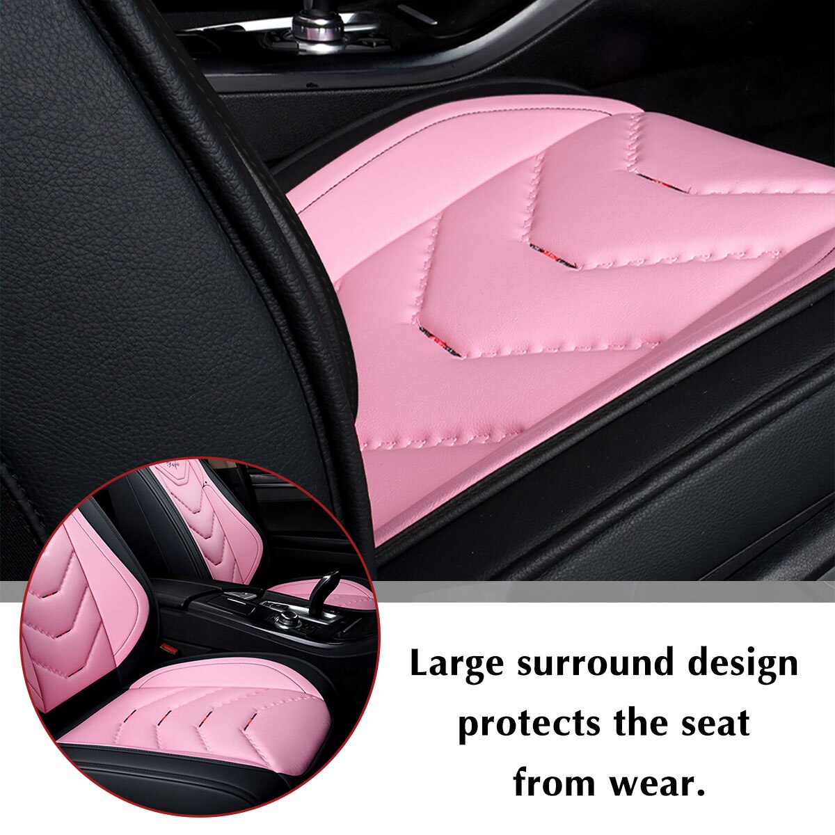 Universial Front Car Seat Cover Protector Auto Covers Pu Lederen Volledige Bescherm Antislip Voor De Meeste Auto