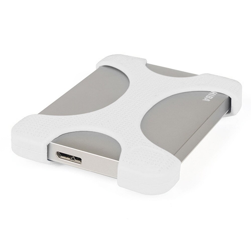 Stötsäker silikon 2.5 " extern hårddisk hdd-fodral skydd hudskalskydd för seagate backup plus tillbehör