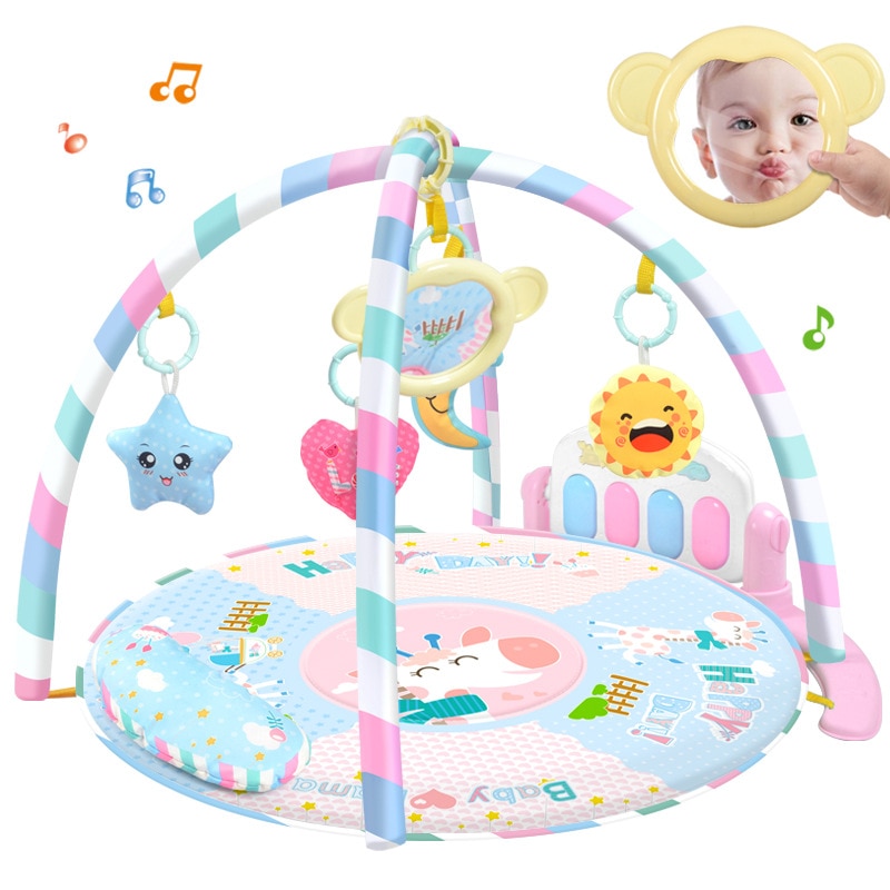 Baby Muziek Plat Mat Gym Mat Piano Toetsenbord Speelgoed Soft Zuigeling Kindje Vloer Tapijt Tapijt Activiteit Kruipen Mat Kinderen Ontwikkelen mat