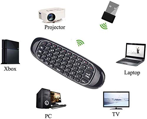 C120 Backlit Mini Wireless Keyboard Air Mouse Somatosensorische Gyroscoop Dubbelzijdig Tv Afstandsbediening Voor Android Laptop Pc