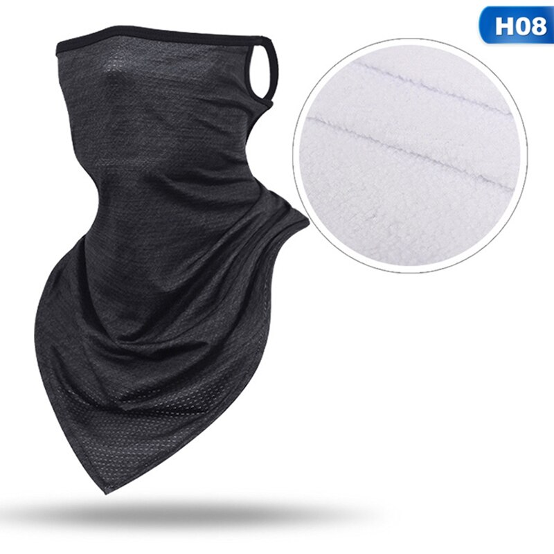 Voor fiets nek buis sjaal bandana hoofd gezichtsbedekking nekwarmer oor hoofddeksel warm koel buiten uv-bescherming heren sjaal: H08