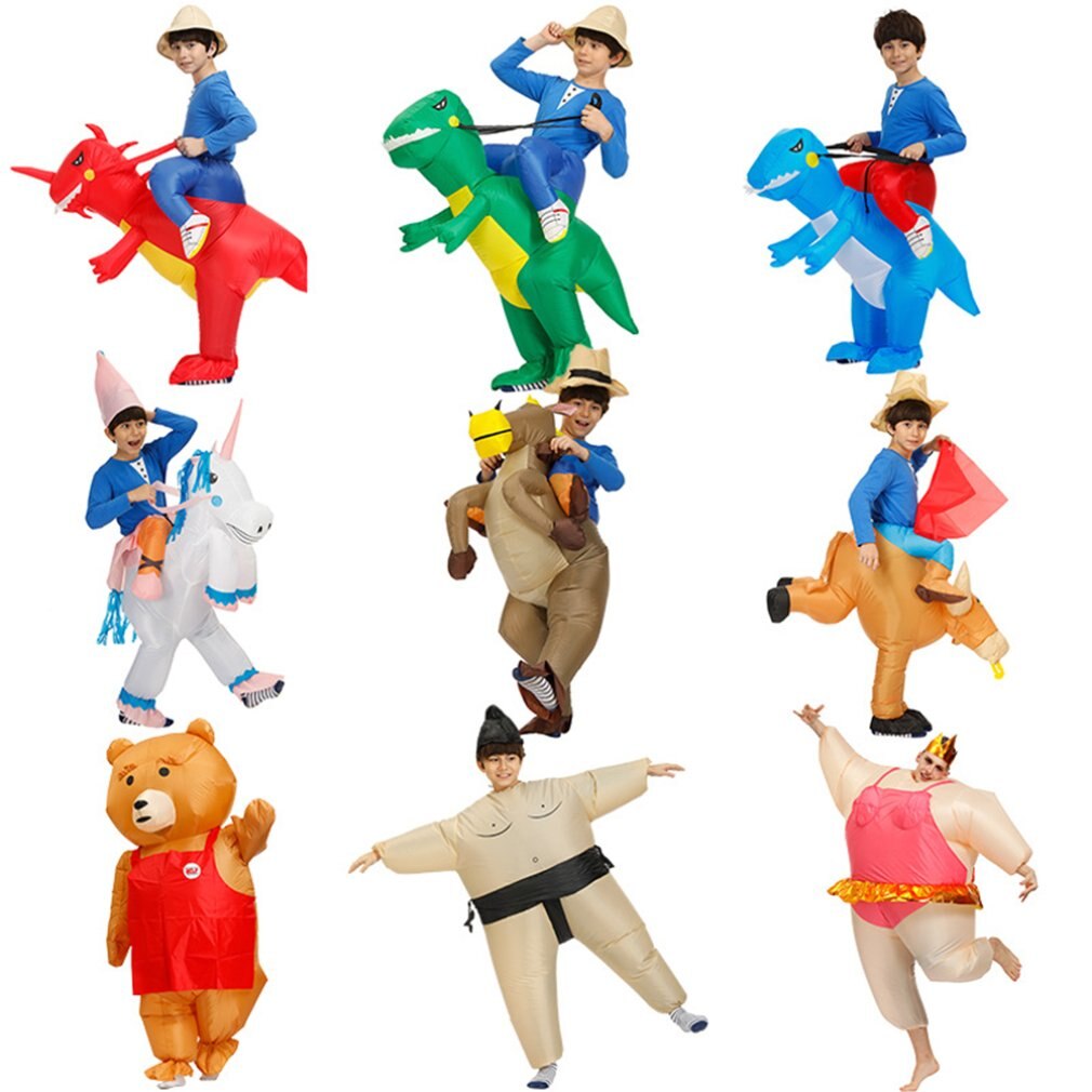 Halloween Props Explosions Inflatable Clothing Dinosaur Inflatable Clothing Halloween Inflatable Doll