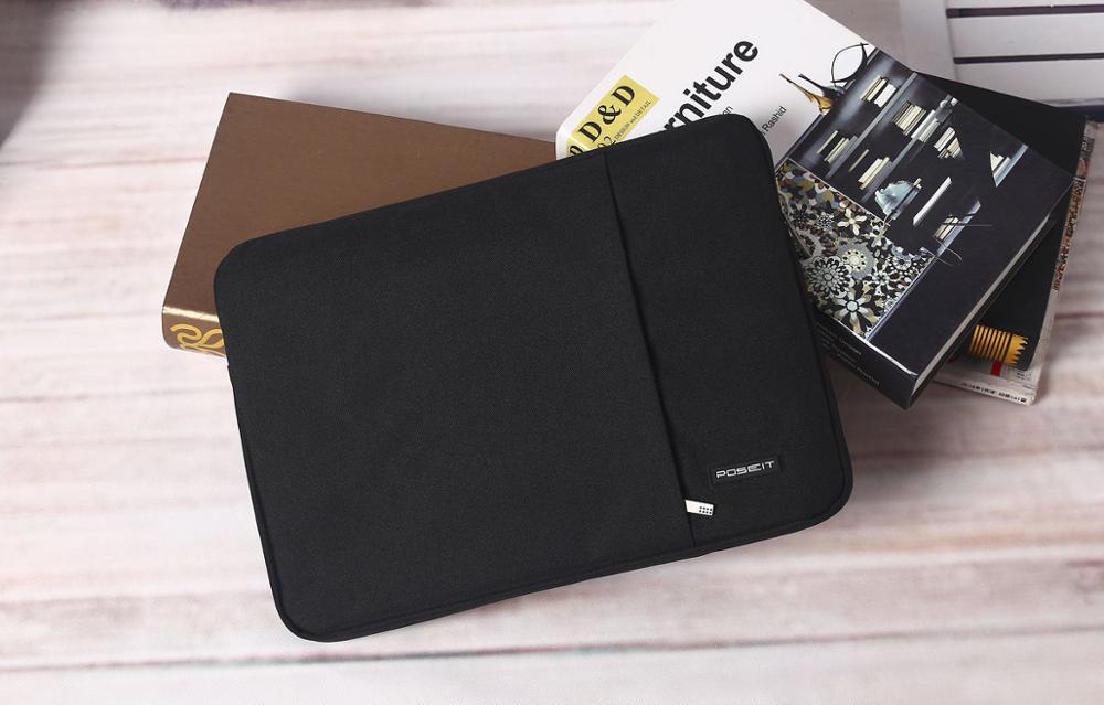 Laptop Bag 15.6 inch Tablet Notebook Sleeve Case Bag Pouch Cover For HP Lenovo ThinkPad Dell Acer Dell 15.6 inchs: Black