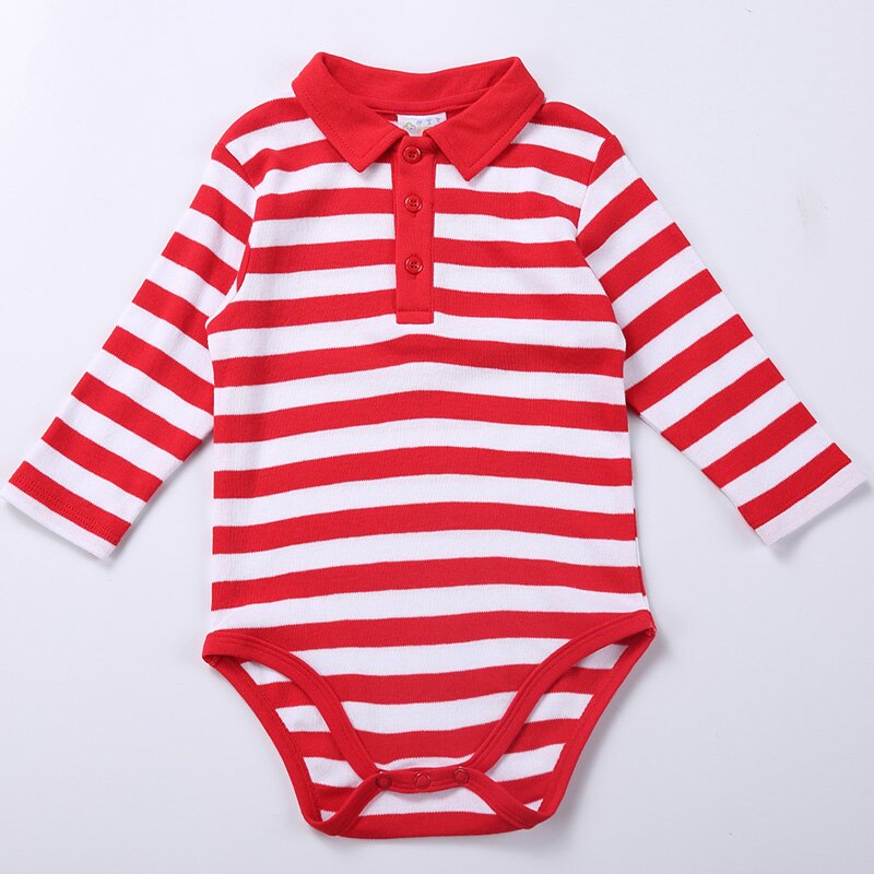 Body-combinaison bébé pour garçons et filles | Vêtements d'automne 100% coton, rayures, col carré, manches longues