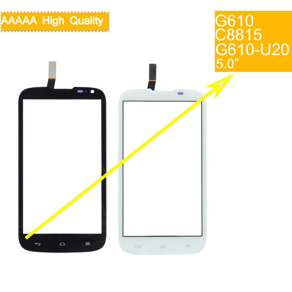 Voor Huawei Ascend G610 C8815 G610-U20 Touch Screen Touch Panel Sensor Digitizer Voor Outer Glas Lens Touchscreen Geen LCD