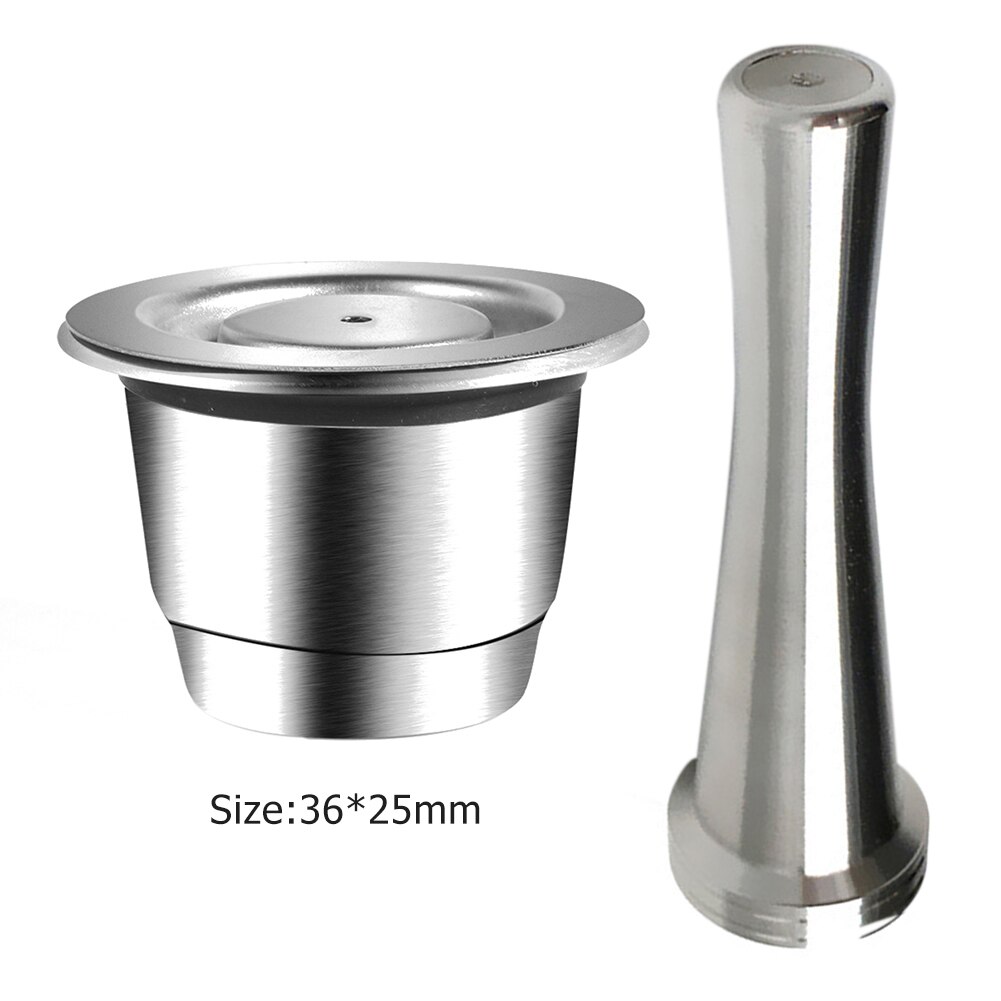 Stainless Steel Coffee Capsule For Nespresso Reutilisable Inox Refillable Crema Espress Reusable Filter Pods