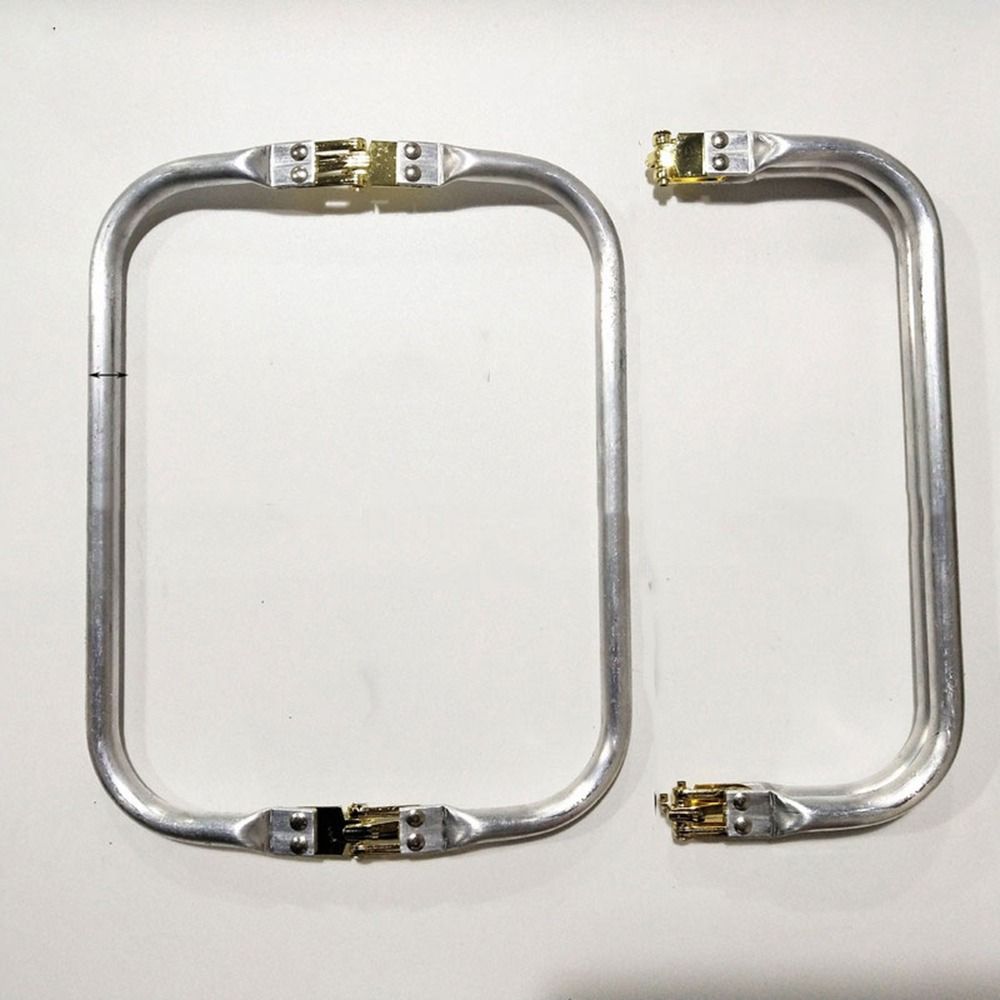 Vintage naaigerei handtas accessoires zilver DIY tas onderdelen tas sluiting clutch metalen portemonnee frame portemonnee sluiting kus sluiting: Goud