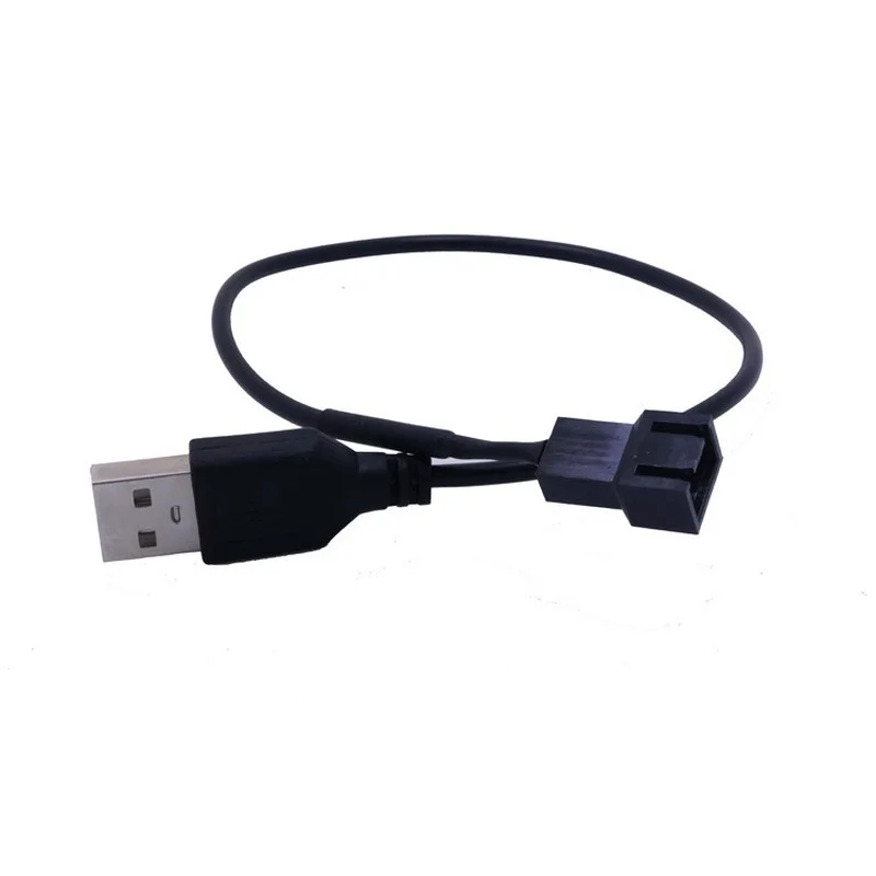 Usb  to 4 stift /3 stift dator fläkt adapterkabel 5v to 12v strömkabel kontakt 3 stift  or 4 stift fläkt till usb adapter 30cm