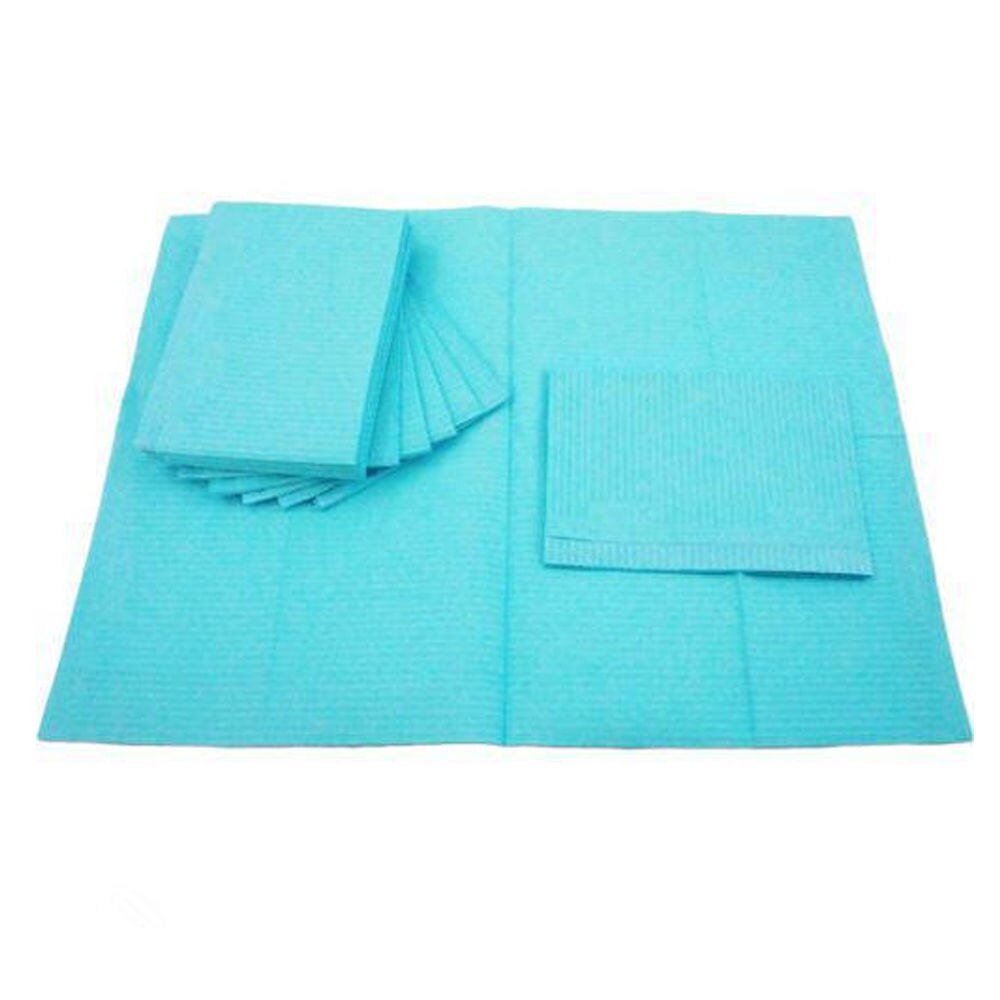 125 Stck Schwarz 13 &quot;X 18&quot; Tätowierung Zahn durchbohren Lätzchen Einweg Wasserdichte Blätter 3-Lage Tätowierung zubehör