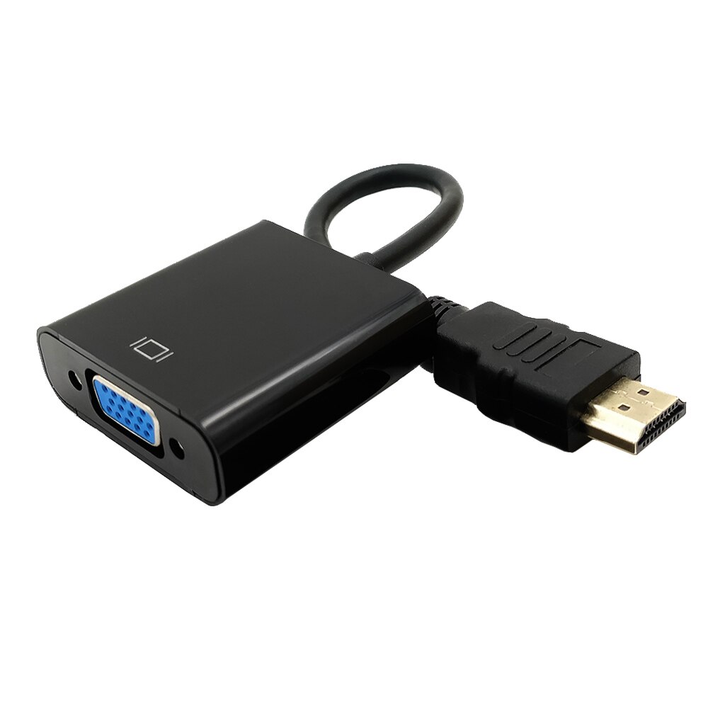 Hd 1080P Hdmi Naar Vga Kabel Converter Digitale Analog Voor Pc Laptop Tablet Hdmi Male Naar Vga Famale Converter adapter