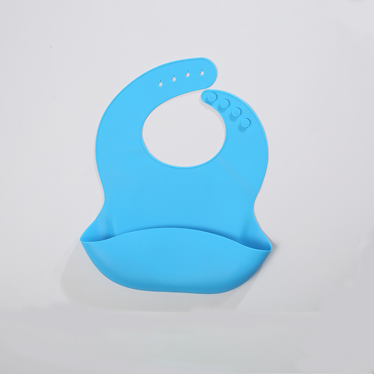 Lebensmittel-grade Silikon Baby Wasserdichte Lätzchen Burp Tücher Kleinkind Kinder Einstellbar Fütterung Schürze Speichel Bandana Lätzchen Baby Billig Zeug: blue