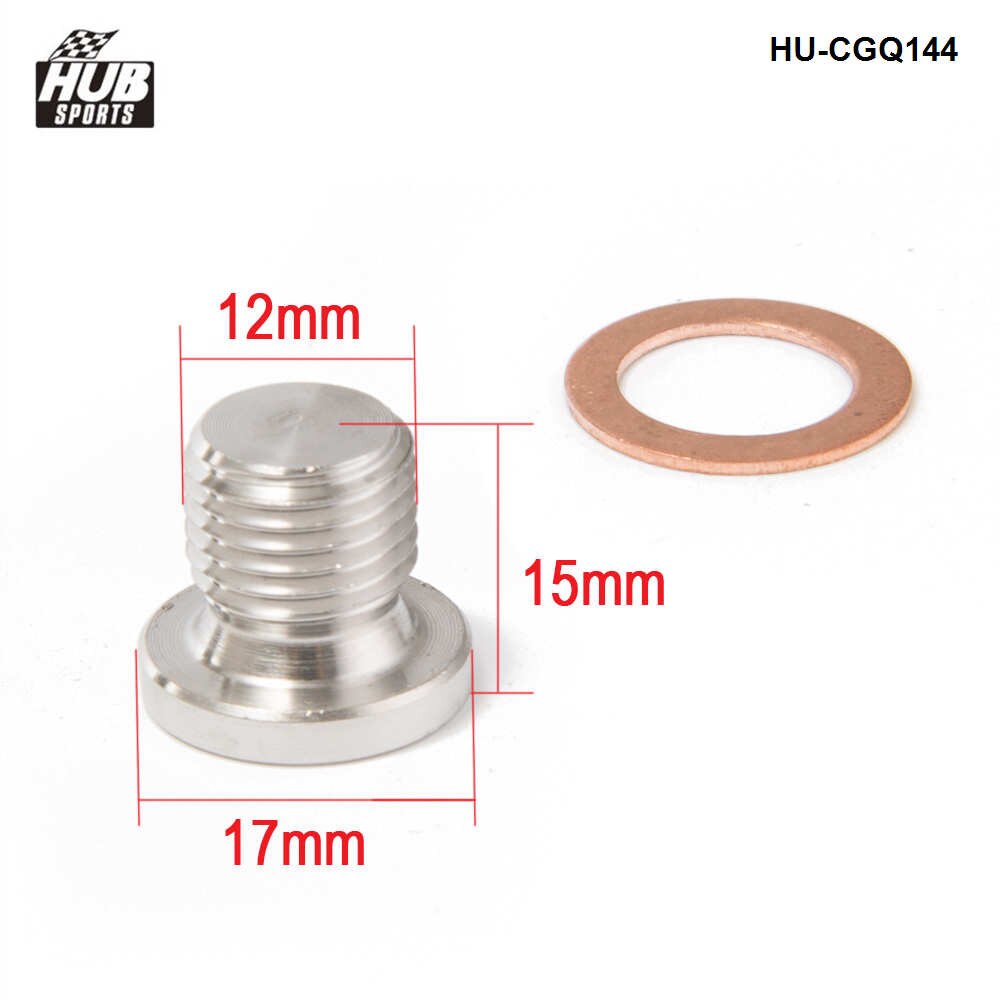 Uitlaat Plug Cap Sensor Bung Plug M12 X 1.25 Verzinkt Milde Staal Mannelijke M12 Cap HU-CGQ144
