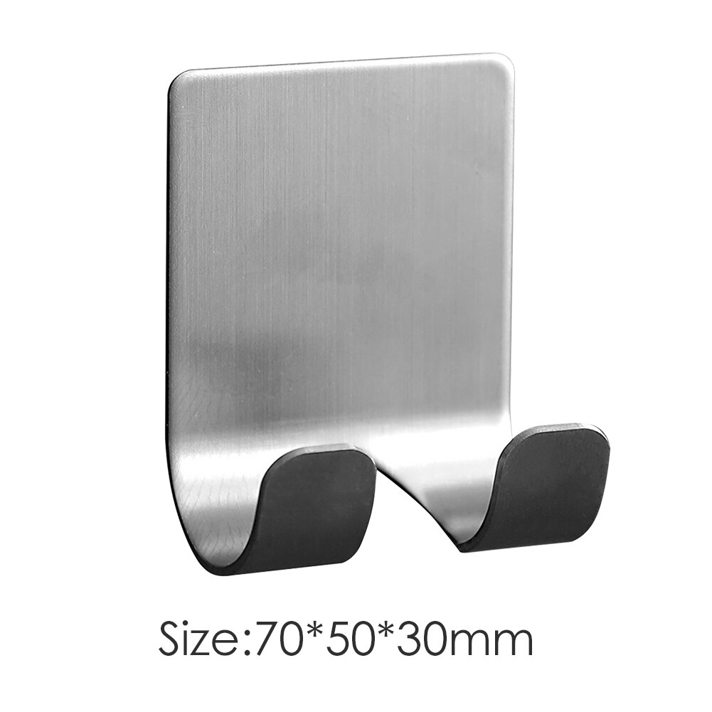 Stainless Steel Razor Bracket for Men&#39;s Shaver Holder Shelf Bathroom Razor Holder Wall Adhesive Storage Hook Kitchen Hanger Rack