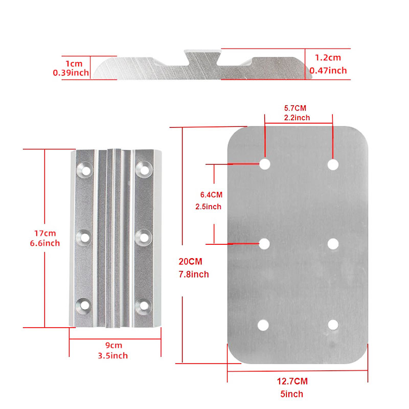 Reservdelar till husvagnsvagnar i aluminiumlegering, husbil, husvagnsbord, bentillbehör