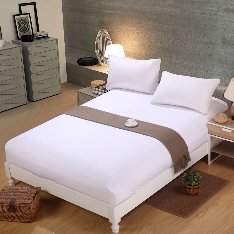 100%  puuvillainen lakana patjan päällinen likainen väri lakanat elastinen reuna kiinteä patjapäällinen minimalistiset vuodevaatteet