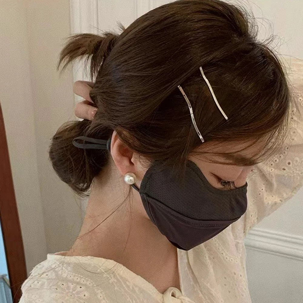 2/10 Uds. Pinza para el cabello de Color dorado y plateado para mujer, horquillas onduladas y rizadas, horquillas para peinado, accesorios de para el cabello para niña